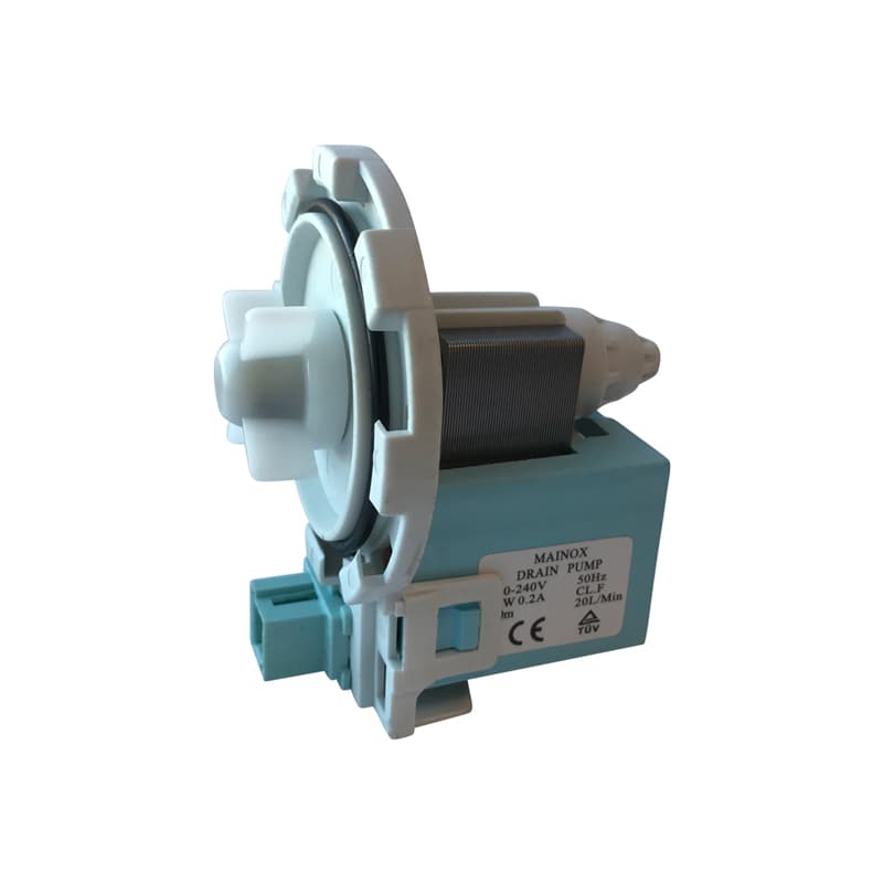 Насос для стиральной машины Mainox 10MA53 30W, 8 защелок, фишка вперед - миниатюра 2