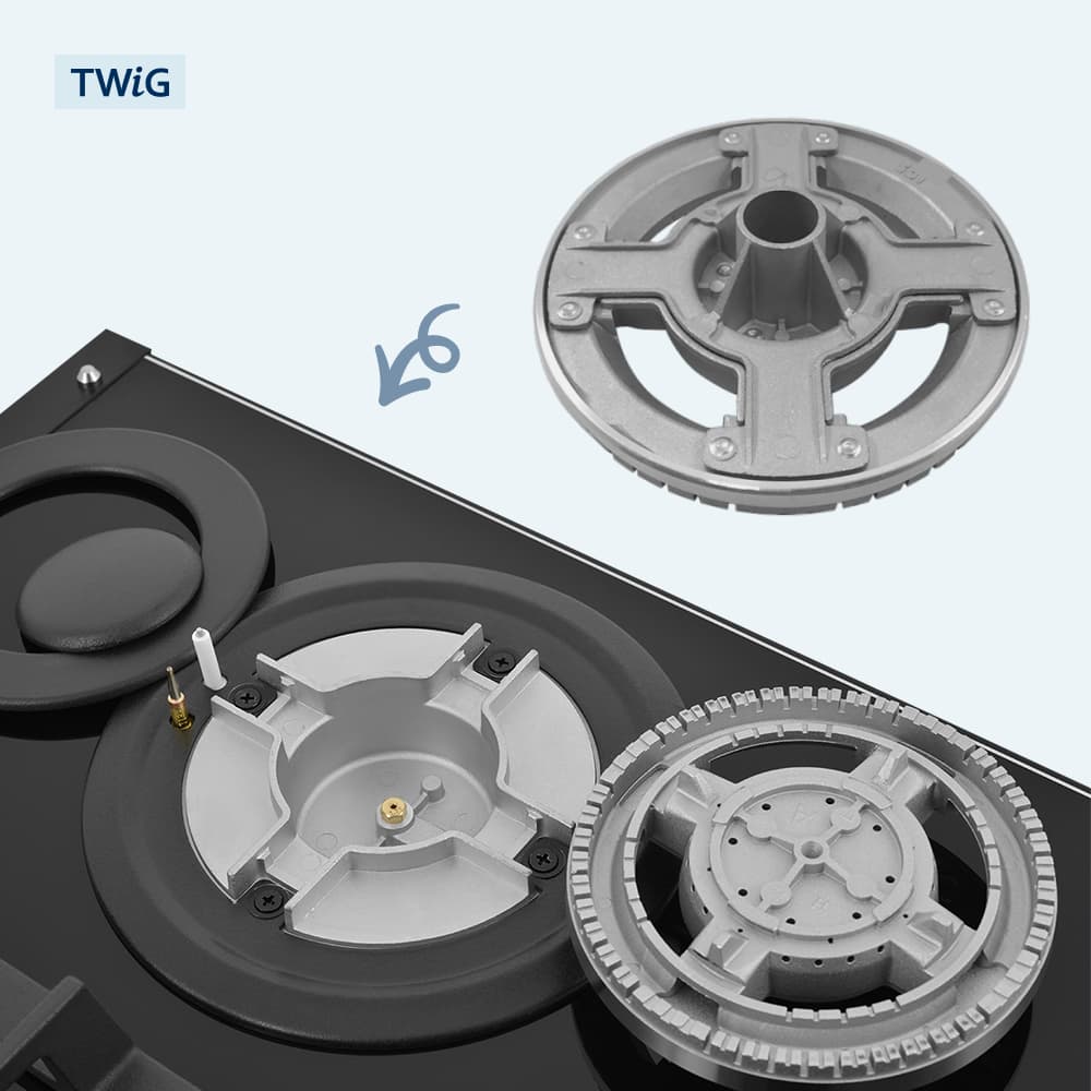 Рассекатель пламени (большой) для газовой плиты 126 мм - фото 4