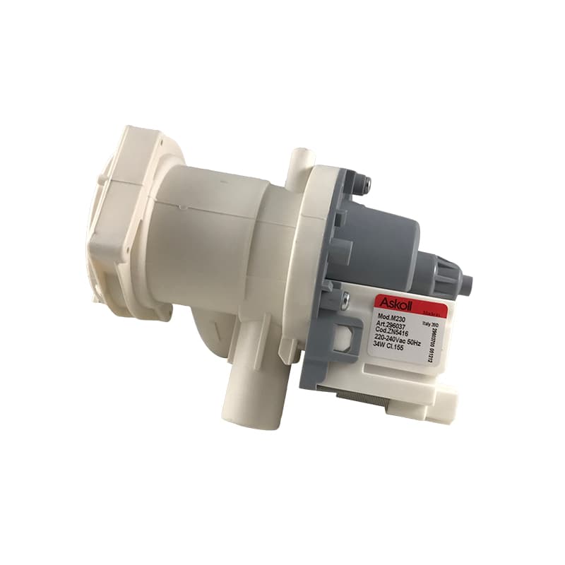 Насос для стиральной машины с улиткой в сборе Askoll M230 34W 3 винта, фишка назад 63BS618 - миниатюра 2
