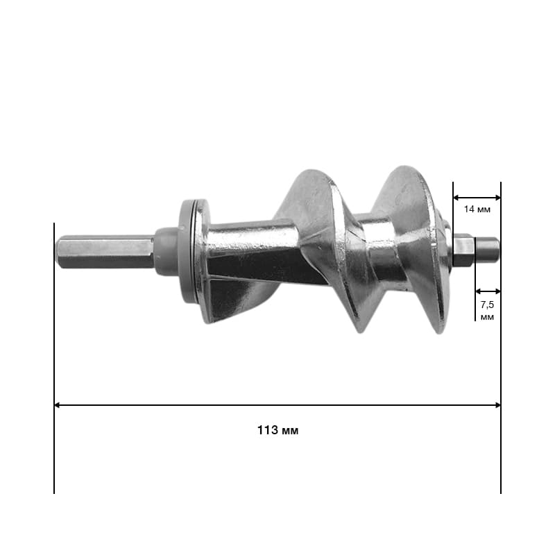 Шнек для мясорубки Moulinex MS-0694706 - миниатюра 6