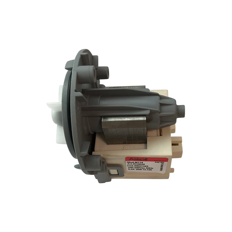 Насос для стиральной машины Askoll M114, 25W, 3 винта, фишка назад - миниатюра 12