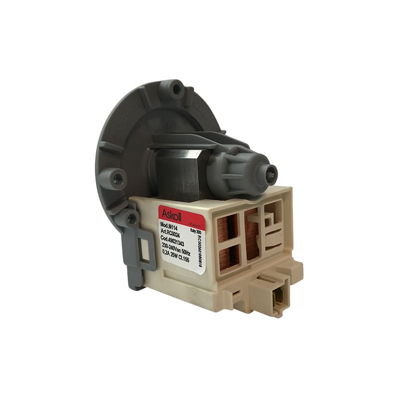 Насос для стиральной машины Askoll M114, 25W, 3 винта, фишка назад - миниатюра 10