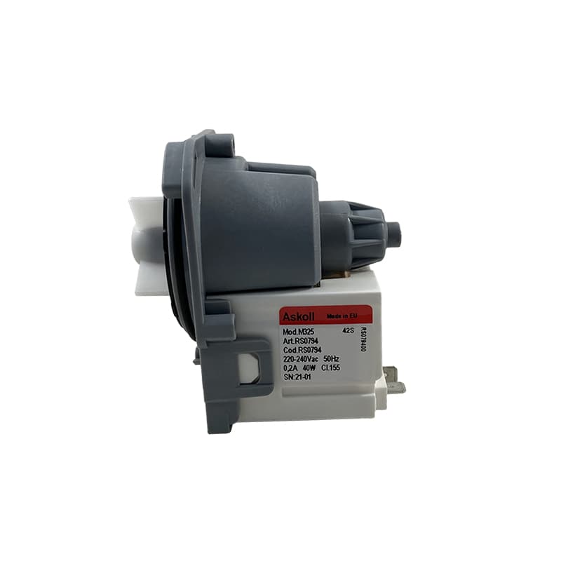 Насос для стиральной машины Askoll M325, 40W, 3 защелки, клеммы назад - миниатюра 10