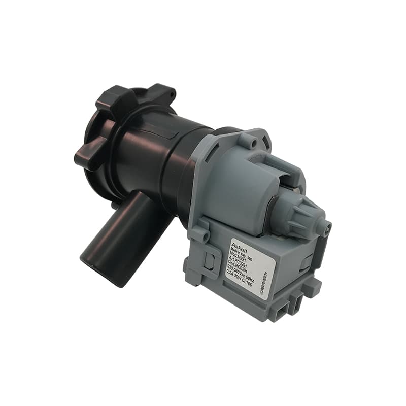 Насос для стиральной машины с улиткой в сборе Askoll M221 30W 3 защелки, фишка вперед - миниатюра 3