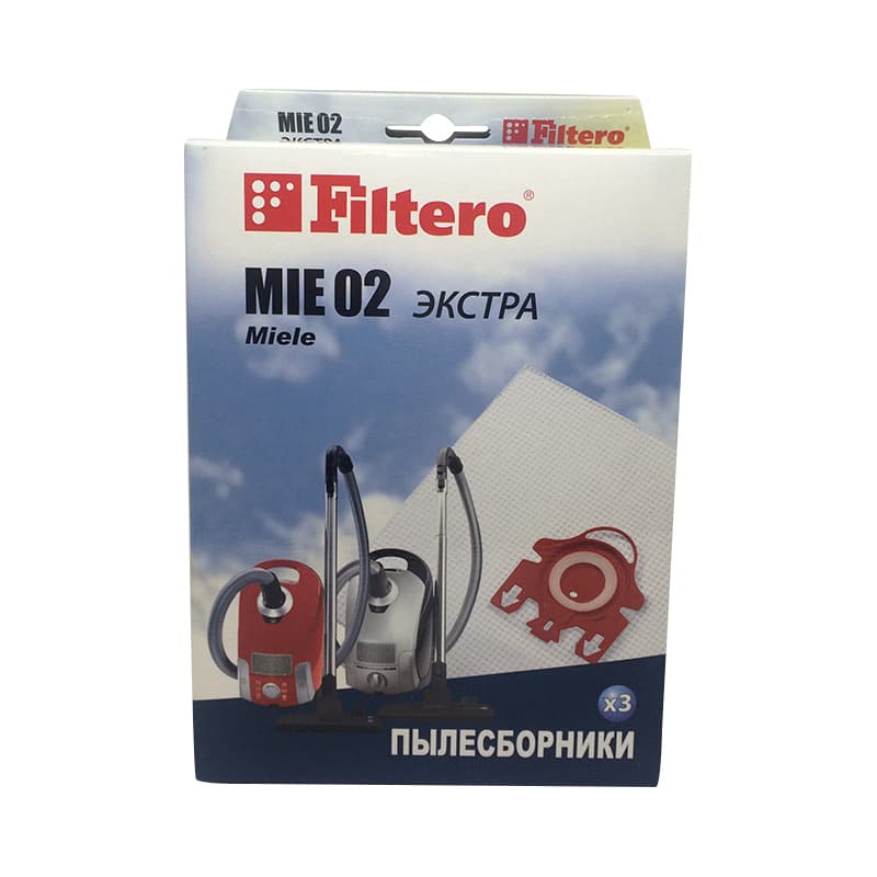 Мешок, пылесборник Filtero MIE 02 ЭКСТРА (3 шт.) для Miele - миниатюра 4