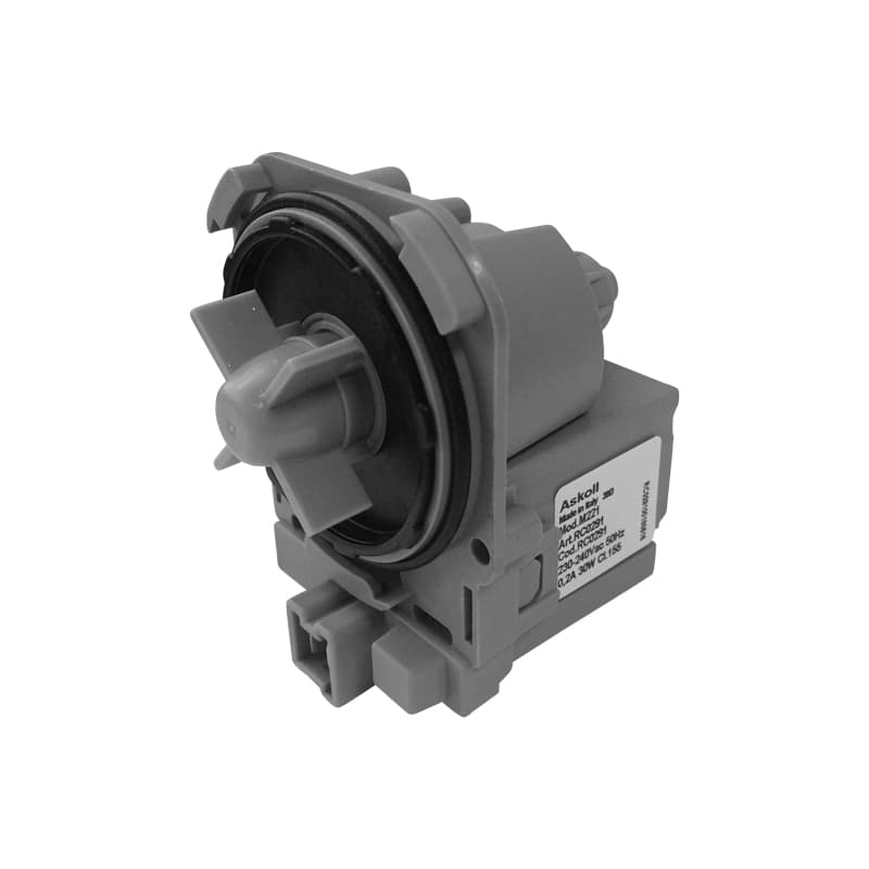 Насос для стиральной машины Askoll M221 30W 3 защелки, фишка вперед - миниатюра 3