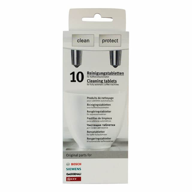 Таблетки для чистки кофемашин и кофеварок Bosсh/Siemens 00311769 (10шт)