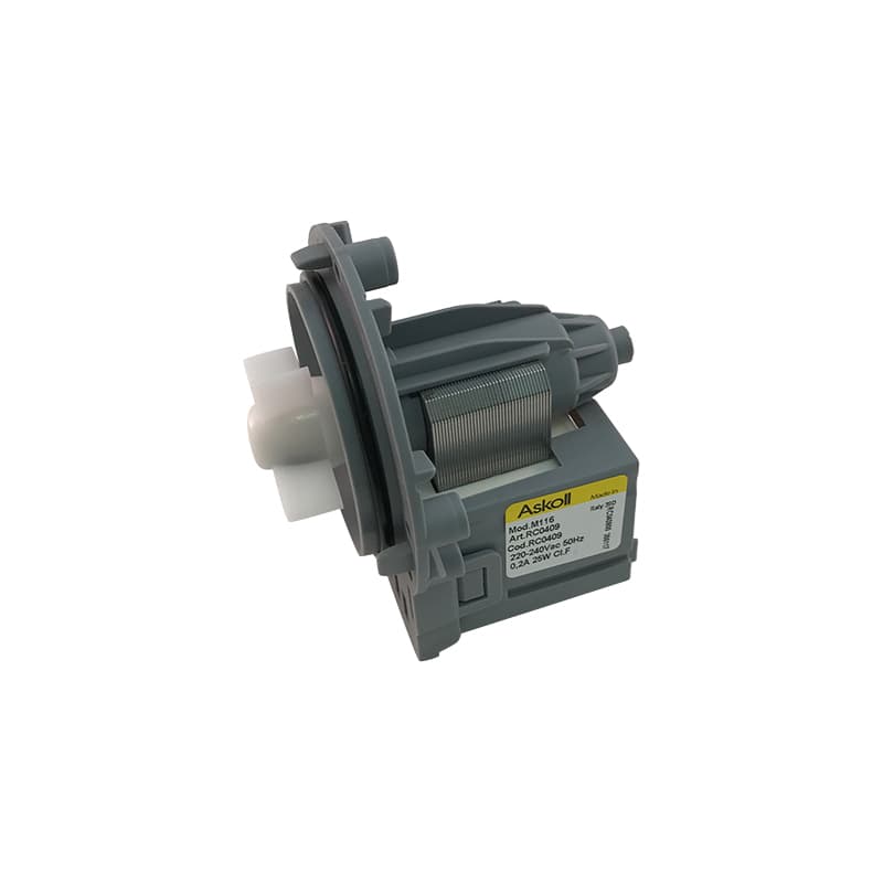 Насос для стиральной машины Askoll M116, 25W, 3 винта, фишка назад - миниатюра 8