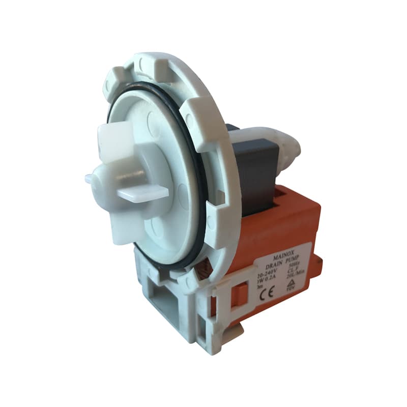 Насос для стиральной машины Mainox 10MA51 30W, 8 защелок, клеммы назад - миниатюра 7