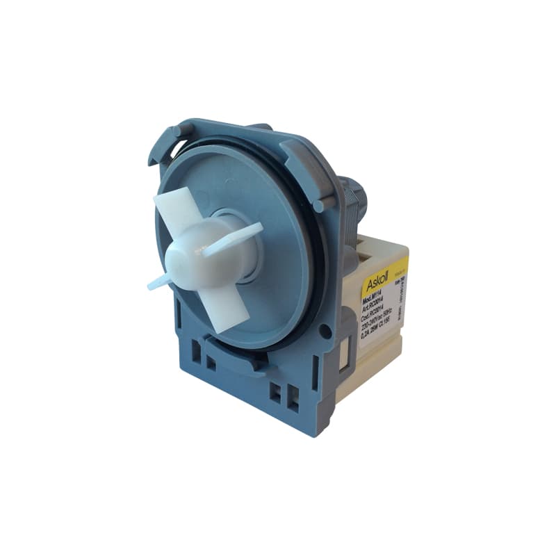 Насос для стиральной машины Askoll M114, 25W, 3 защелки, клеммы назад - миниатюра 3