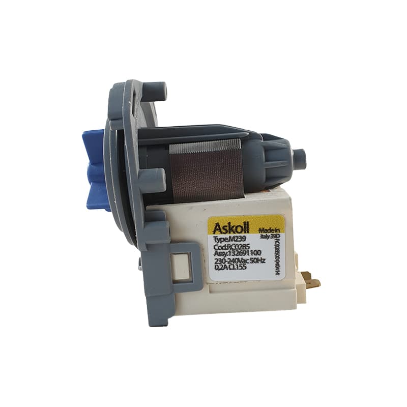 Насос для стиральной машины Askoll M239, 25W, 3 защелки, клеммы назад - миниатюра 2