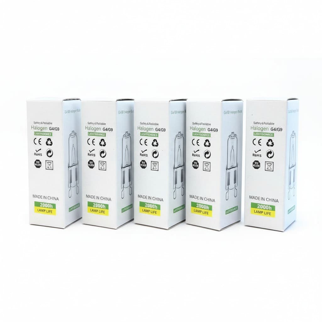 Лампочка галогеновая для духового шкафа G9 230V 25W (5 шт.) - миниатюра 3