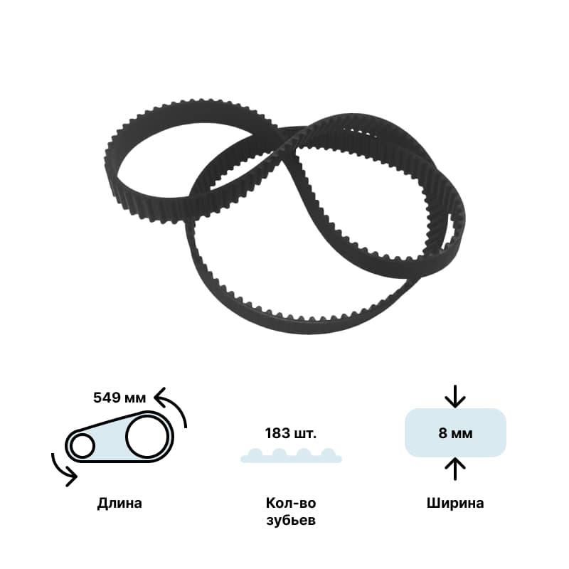 Ремень для хлебопечки зубчатый Gorenje 292223 - фото 2