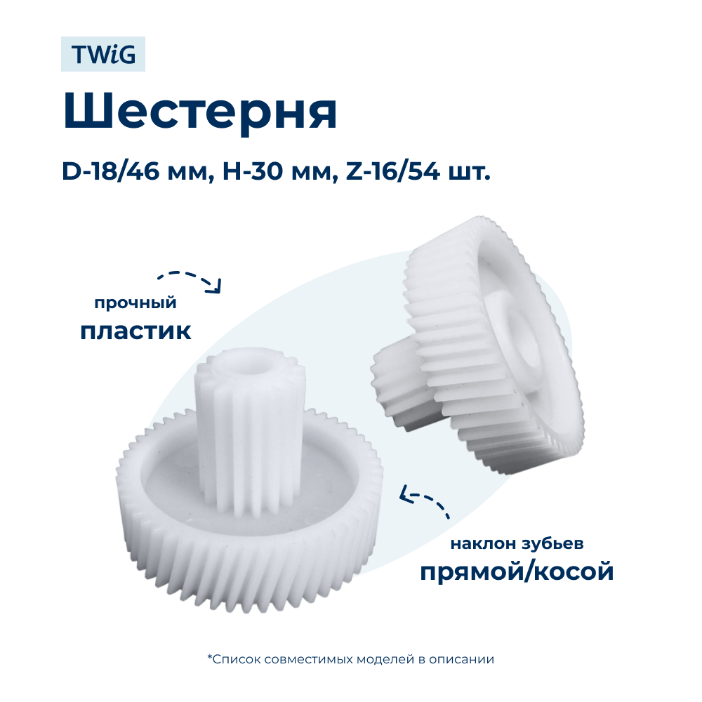 Шестерня малая для мясорубки Sinbo SHB-3083 - фото 1