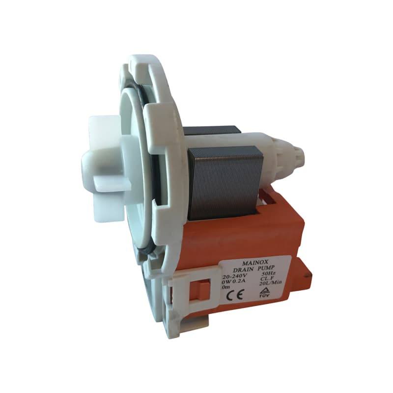Насос для стиральной машины Mainox 10MA51 30W, 8 защелок, клеммы назад - миниатюра 2