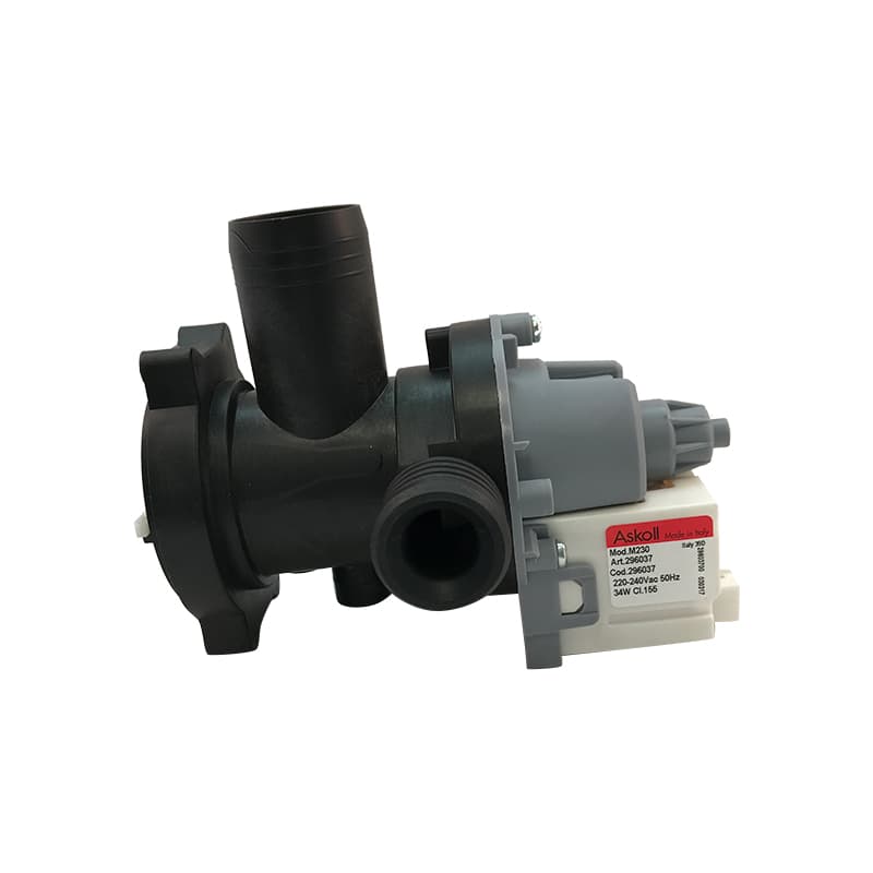 Насос для стиральной машины с улиткой в сборе Askoll M230 34W 3 винта, фишка назад - миниатюра 2