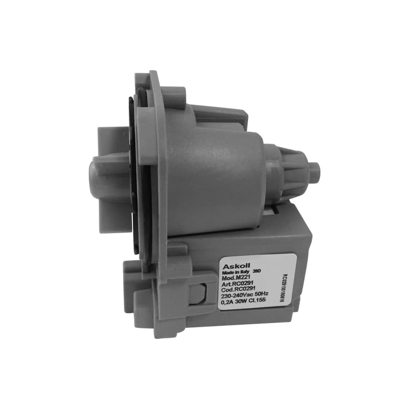 Насос для стиральной машины Askoll M221 30W 3 защелки, фишка вперед - миниатюра 2