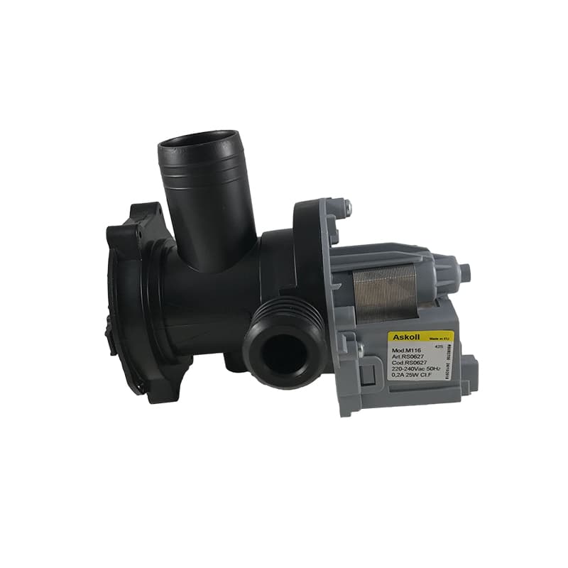Насос для стиральной машины с улиткой в сборе Askoll M116 25W 3 винта, фишка назад - миниатюра 1