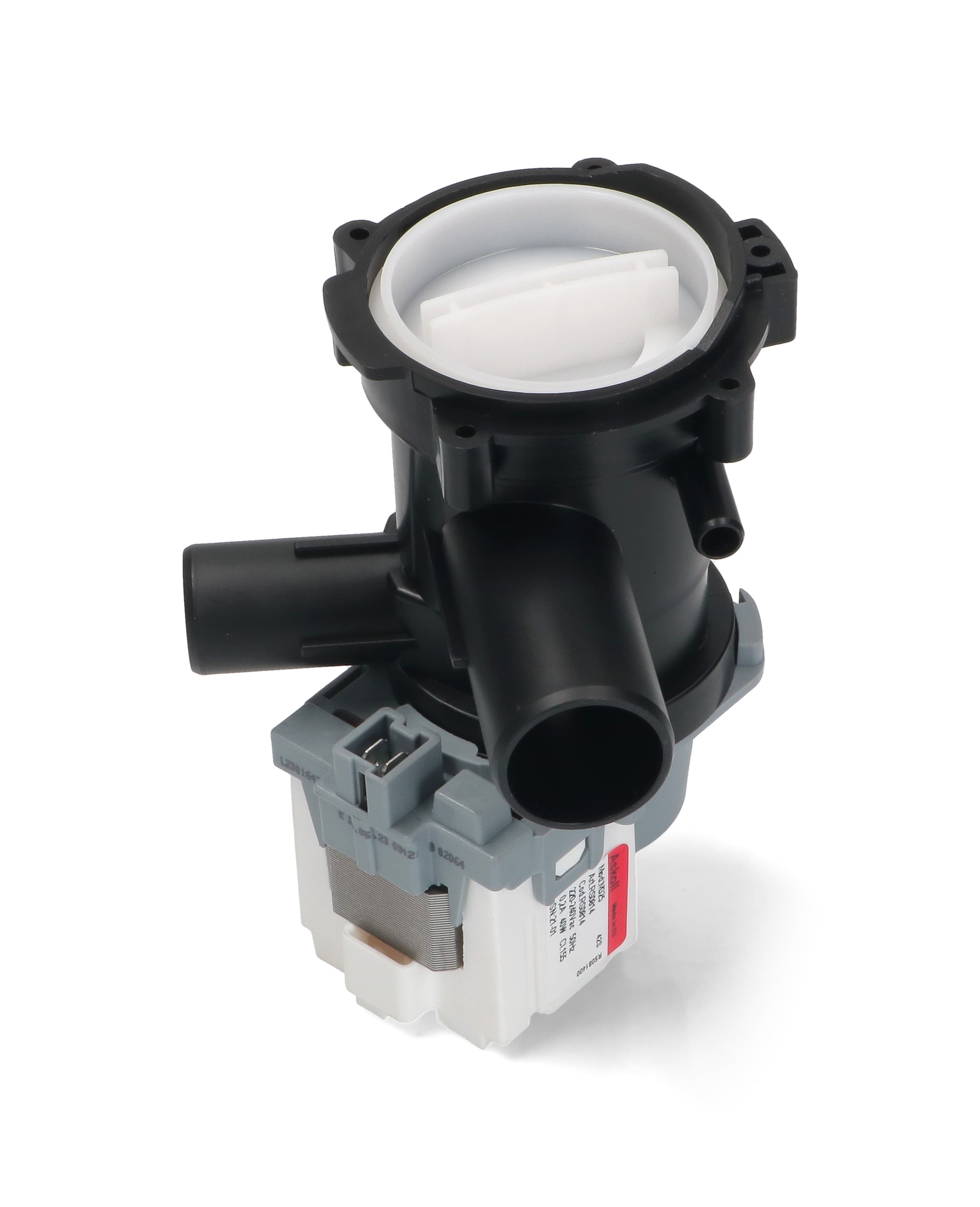 Насос для стиральной машины с улиткой в сборе Askoll M325, 40W, 3 защелки, фишка вперед - миниатюра 4