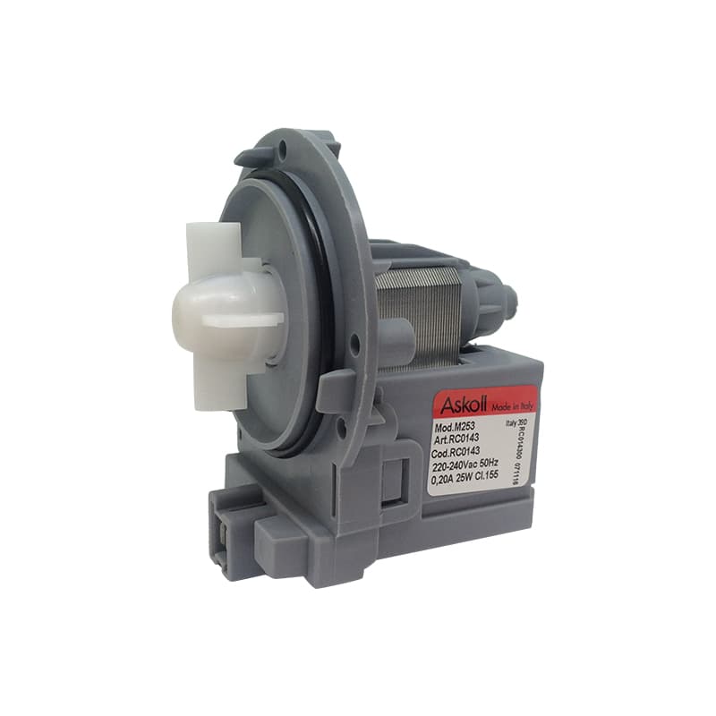 Насос для стиральной машины Askoll M253 25W 3 винта, клеммы вперед - миниатюра 8