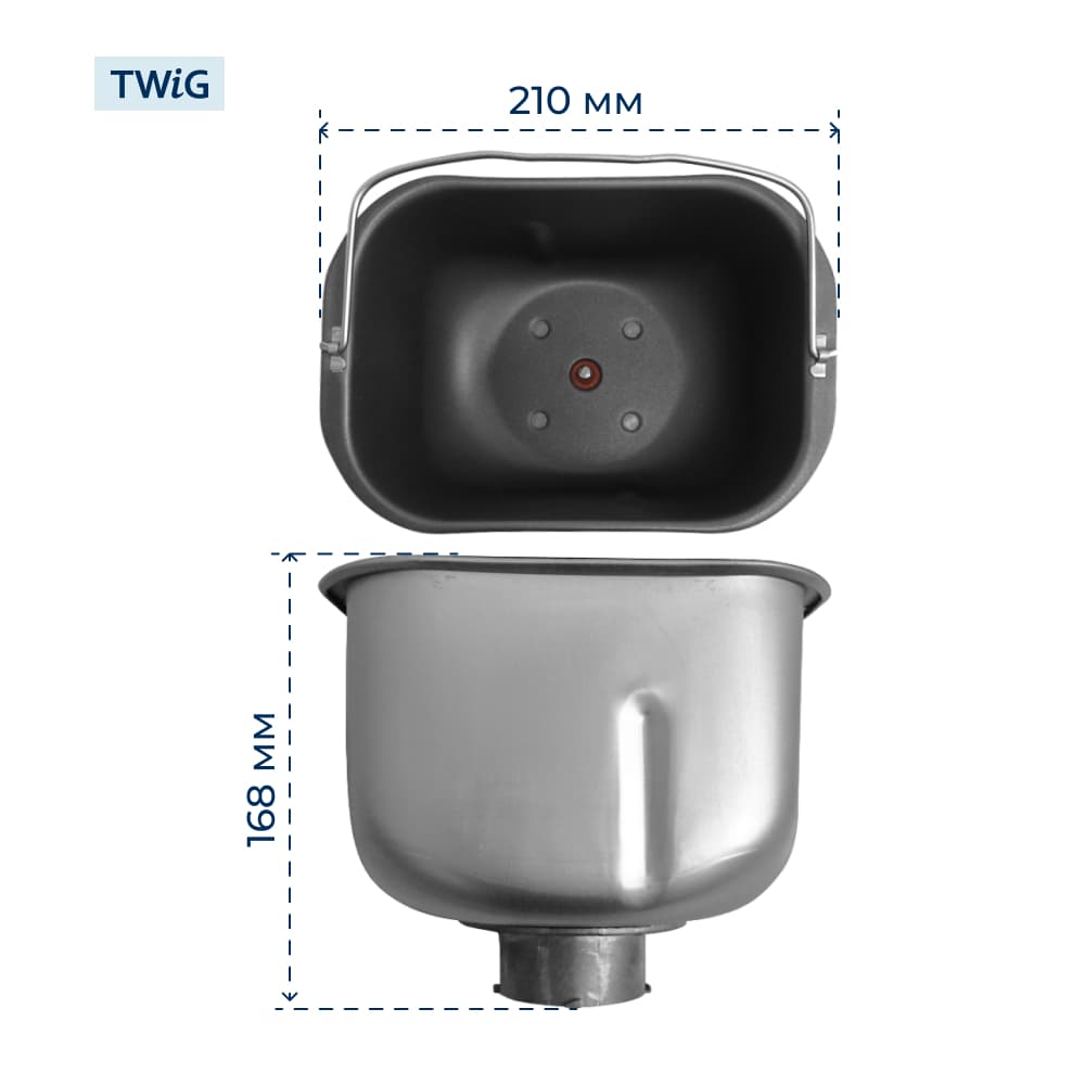 Ведро, емкость, чаша, форма для хлебопечки Philips HD9020 - фото 2