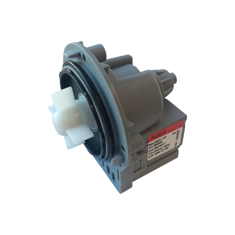 Насос для стиральной машины Askoll M231 XP 40W 3 винта, клеммы назад - миниатюра 6