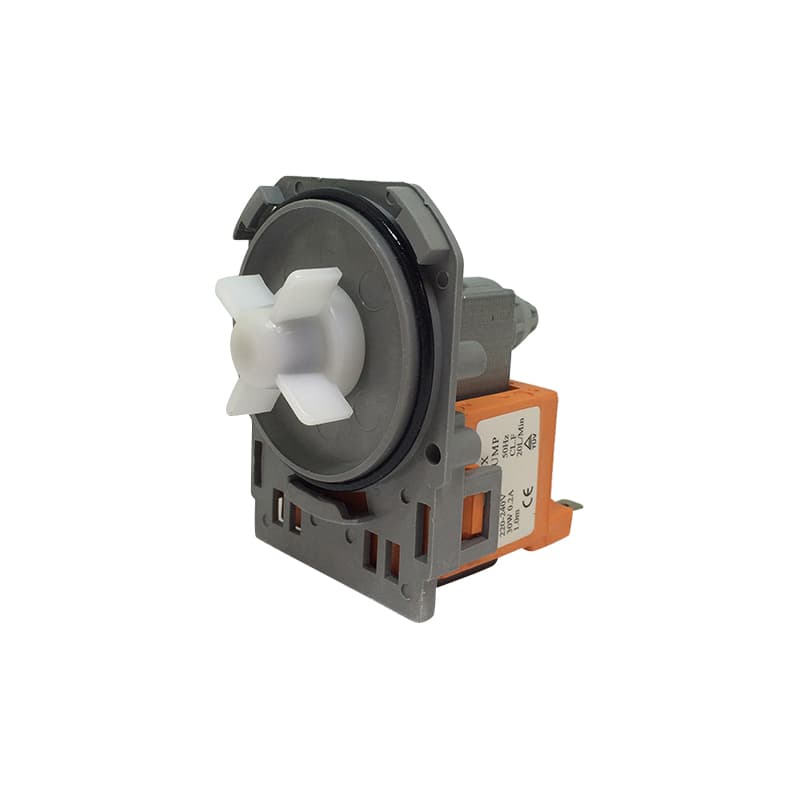 Насос для стиральной машины Mainox 10MA56 30W, 3 защелки, клеммы назад