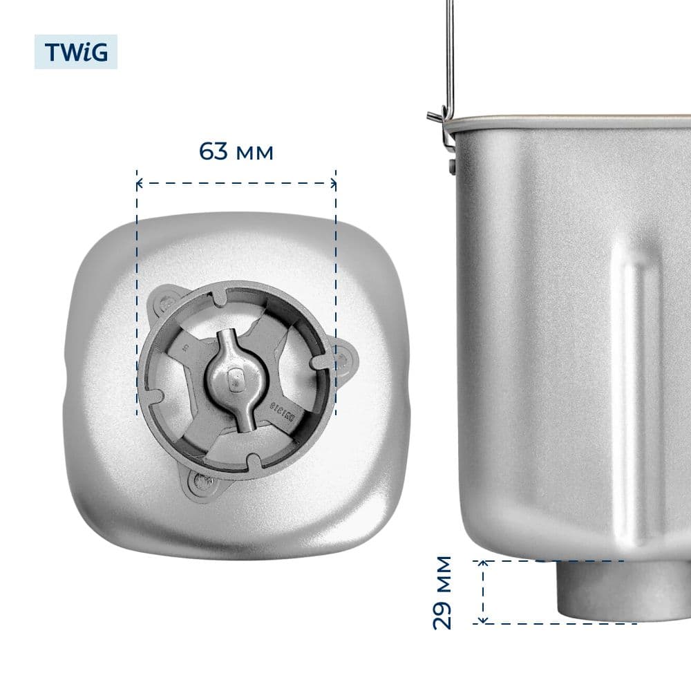 Ведро, емкость, чаша, форма для хлебопечки Gorenje 712767 - фото 3