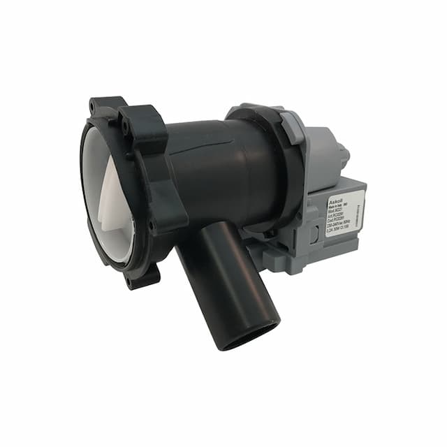 Насос для стиральной машины с улиткой в сборе Askoll M221 30W 3 защелки, фишка вперед