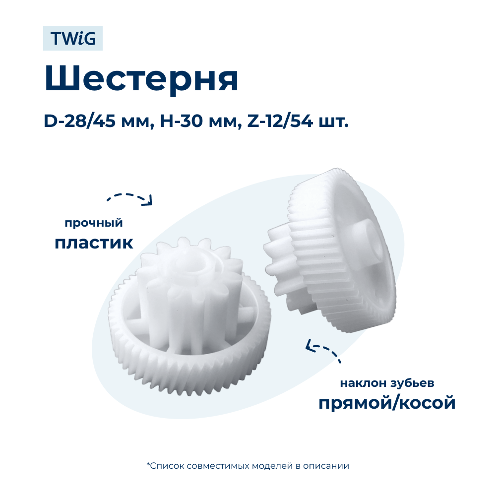 Шестерня малая для мясорубки Lumme LME-MG-016 - фото 1